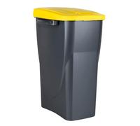 Cofan Cubo de basura amarillo para reciclar plásticos y envases – 15 L