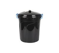 Cofan Cubo de Basura | Color Negro | Capacidad 21 L | Con Asas de Cierre Incorporadas | Cubo de Basura con Tapa
