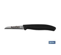 Cofan Cuchillo de Recolección Pico Pato Pack 12 Unidades Hoja 6,5 Cm Negro