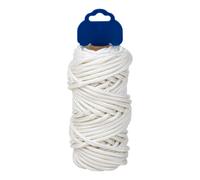 Cofan Cuerda Tendedero Reforzada 5mm X 25m | Poliéster | Blanco