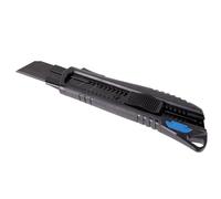 Cofan Cúter profesional ABS – Hoja negra SK2 25 mm, bloqueo automático, cambio rápido de cuchilla