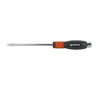 Cofan Destornillador plano | De impacto o golpeo | Con huella plana de SL-4 hasta EL-9,5 mm