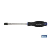 COFAN - Destornillador rígido para puntas de 1/4" | Modelo Confort Plus | Con acople rápido de puntas de 1/4"