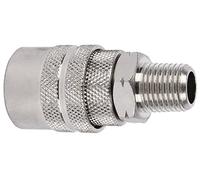 Cofan Enchufe rápido de rosca macho 1/4", 1/2" y 3/8" | Para instalaciones neumáticas | Compacto y ligero | Fabricados en acero endurecido