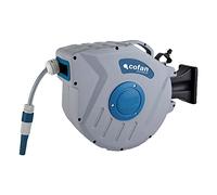 Cofan Enrollador automático de manguera para jardín 20 m diámetro 15 mm