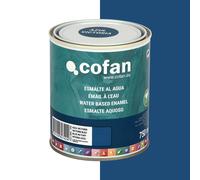 Cofan | Esmalte Ecológico al agua | Envases 750 ml | Color Azul Victoria Brillo
