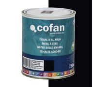 Cofan | Esmalte Ecológico al agua | Envases 750 ml | Negro Satinado