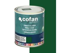Cofan | Esmalte Ecológico al agua | Envases 750 ml | Verde Pradera Brillo