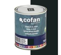 Cofan Esmalte Ecológico al agua Envases 750 ml Verde Valle Brillo