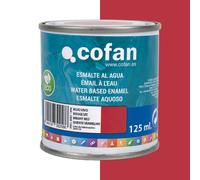 Cofan Esmalte ecológico al agua multisuperficies de alta calidad | Color: Rojo Vivo | Acabado: Brillo | Envase: 125 ml