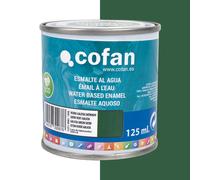 Cofan Esmalte ecológico al agua multisuperficies de alta calidad Color: Verde Galicia Acabado: Satinado Envase: 125 ml
