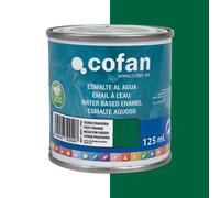 Cofan Esmalte ecológico al agua multisuperficies de alta calidad Color: Verde Pradera Acabado: Brillo Envase: 125 ml