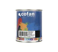 Cofan Esmalte Sintético | Color Negro Brillo | Envase de 375 ml
