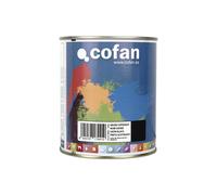Cofan Esmalte Sintético | Color Negro Satinado | Envase de 750 ml