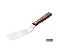 COFAN - Espátula para pintar | Fabricada en acero inoxidable | Medidas: 11 x 60 mm | Mango de madera
