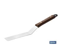COFAN - Espátula para pintor | Fabricada en acero inoxidable | Medidas: 140 x 30 mm | Mango de madera