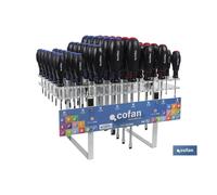 COFAN - Expositor destornilladores 48 pcs (Mod. Victoria)