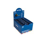 Cofan Expositor para Flexómetros con Protección de Goma de Cofan | Incluye 12 Flexómetros | Flexómetro de 3 m x 19 mm o de 5 m x 19 mm (hoja) o de | Medida Expositor: 21,8 x 27,5 x 15,3 cm