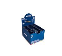 Cofan Expositor para Flexómetros Estándar con Botón de Bloqueo de Cofan | Incluye 12 Flexómetros | Flexómetros de 3 o 5 m | Ancho de la Hoja de 16 o 19 mm (12, 3 m x 16 mm)