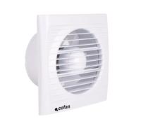 Cofan Extractor de Baño Axial Ø125 mm 14 W, Antirretorno, Protección IP24, Ventilación para Cocina, Baño, Sótano
