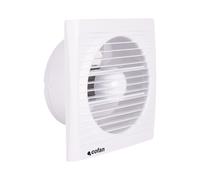 Cofan Extractor de Baño Axial Ø150 mm 16 W, Con Antirretorno, Protección IP24, Ventilación para Cocina, Baño, Sótano