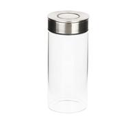 Cofan Frasco de vidrio borosilicato hermético 550–1900 ml – tapa acero inoxidable – apto alimentario