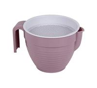 Cofan Grasera con colador Modelo Albahaca 500 ml 16,5x12x10 cm Rosa palo