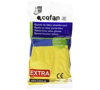 Cofan Guante Bicolor Látex Reforzado – Talla 10 (XL) – 12 unidades