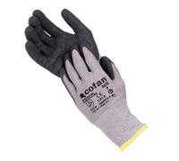 Cofan Guantes Anticorte HPPE Látex Rugoso, Agarre Seco y Húmedo, Galga 13 Tallas 6-10