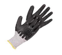 Cofan Guantes anticorte y antiimpacto – Protección 360° TPE – EN 388 4X42C – Talla 9 – Pack 12 pares