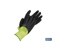 COFAN - Guantes impregnados en nitrilo con espuma protectora contra el frío | Ideales para actividades a baja temperatura