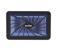 Cofan Lámpara LED antinsectos 6W USB recargable UV dual 365+395 nm 150 m² montaje en pared