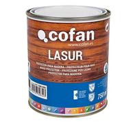 Cofan Lasur Protector al Agua para Madera | Color Palisandro con acabado Mate | Bote de 750 ml