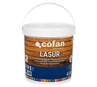 Cofan Lasur protector al agua para madera – Roble acabado mate – Bote 4 L