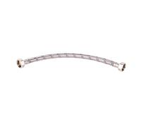 Cofan Latiguillo de Fontanería H3/4" x H3/4" DN13, Conexión de Latón Niquelado G3/4", Manguera Flexible Trenzada de Acero Inoxidable 304, Adecuada para Termos y Conducciones de Agua Caliente, Longitud