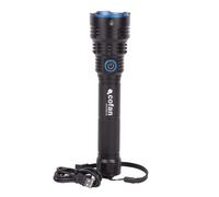 Cofan Linterna LED Recargable Alta Potencia, 10.000 o 18.000 LM, 6 Modos, Linterna Recargable USB-C, Protección IP44,