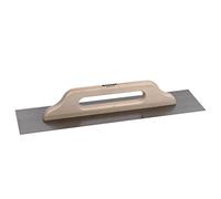 Cofan Llana extra-larga para microcemento 500 x 120 x 0,4 mm Acero inoxidable Mango de madera