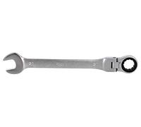 Cofan Llave combinada articulada en 180° de carraca | Fabricada en acero al cromo vanadio | Medidas de la llave 17 mm