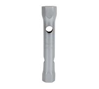 Cofan Llave de tubo | DIN 896 B | Material: acero endurecido | Doble boca hexagonal | Medida 6-7 (1, 25-28)