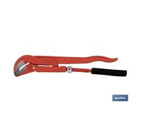 Cofan - Llave Sueca Ajustable para Tubos - 45° de Apertura - Medidas de Apertura Desde 1/2 Hasta 2 de Exterior
