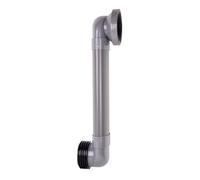 Cofan Manguito Horizontal Ajustable 170-490 mm Para Inodoro, Conexión Extensible con Salida Ø90-110 mm, Manguito WC Alta Estanqueidad