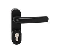Cofan Manivela antipánico de superficie y cilindro – 3 llaves – Negro