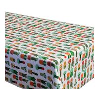 Cofan Mantel Antimanchas | Estampado de Cactus | Materiales: Vinilo y poliéster | Impermeable | Fácil de Limpiar | Cinco Medidas Disponibles (1, 1,40 x 1,80 m)