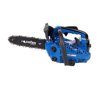 Cofan Motosierra de poda de gasolina Motor de 2 tiempos 25,4 cc Espada 10" 0,9 CV Antivibración