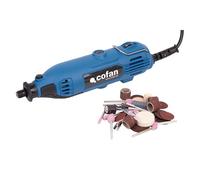 Cofan Multiherramienta oscilante 135 W 8.000-33.000 rpm con accesorios y velocidad variable