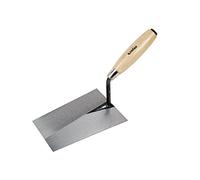 Cofan Paleta forjada Modelo Norte — Varias longitudes, mango de madera para construcción