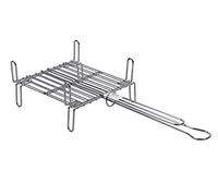 Cofan Parrillas para asar fabricadas en acero inoxidable 300 x 300 mm