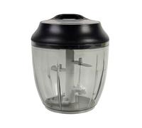 Cofan Picadora Manual de Alimentos | Tapa y Accesorio Batidor | Capacidad 900 Ml | ABS, Polipropileno y Acero Inoxidable