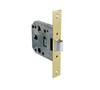 Cofan Picaporte embutir para puertas de madera | Frente cuadrado y redondo | Entrada 50 mm | Color niquel y latón