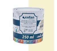 Cofan Pintura a la tiza – Acabado efecto tiza, 250 ml (Blanco Vintage)